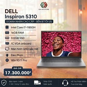 Laptop Dell Inspiron 5310 – Hiệu Năng Vượt Trội Trong Thân Hình Nhỏ Gọn ( FULL BOX ) CARD ONBOARD