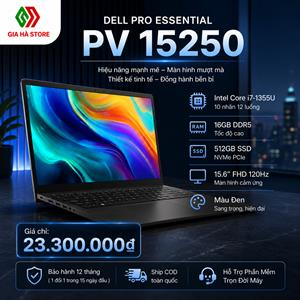 Laptop Dell DC15250-7427BLK - Trải nghiệm thông minh, hiệu năng bền bỉ